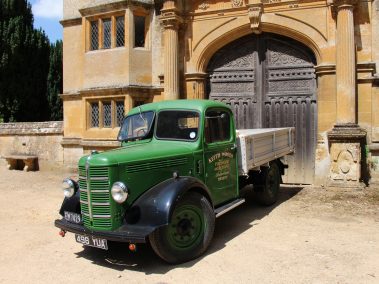 Keiths firewood lorry at Stanway House Gloucestershire